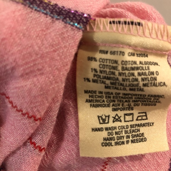 Anthropologie Pink Tie Waist Skirt Size M - Picture 7 of 7